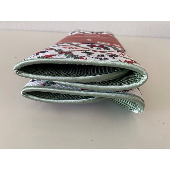 2 Pk Disney Mickey Minnie Dish Drying Mats 16" x 18" Christmas Wreath Holiday - Picture 13 of 16